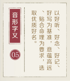 泉州起名流程五